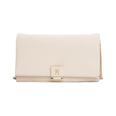 Tommy Hilfiger Women's Chain Flap Bag with Removable Crossbody Strap, Sugarcane, One Size Tommy Hilfiger Women's Chain Flap Bag with Removable Crossbody Strap, Sugarcane, One Size