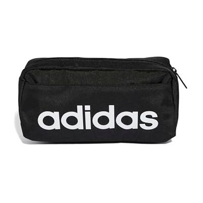 adidas Unisex Linear Bumbag Waist Pack, Black/White, One Size adidas Unisex Linear Bumbag Waist Pack, Black/White, One Size