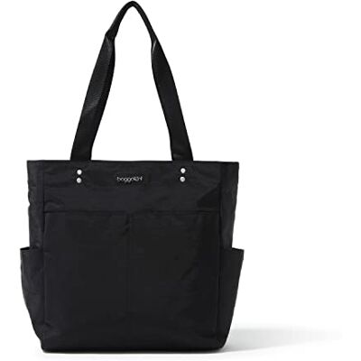 Baggallini Carryall Daily Tote, Black, One Size Baggallini Carryall Daily Tote, Black, One Size