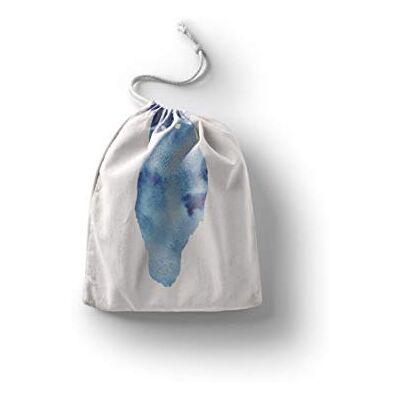 Bonateks Bonamaison Printed Cotton Produce Bag with Drawstring, Reusable Grocery Bag, Biodegradable Eco-Friendly Bags, Travel Pouch, Sachet Bags, Shopping Bag, Eco Friendly, Foldable, Size: 12x15 Cm Bonateks Bonamaison Printed Cotton Produce Bag with Drawstring, Reusable Grocery Bag, Biodegradable Eco-Friendly Bags, Travel Pouch, Sachet Bags, Shopping Bag, Eco Friendly, Foldable, Size: 12x15 Cm