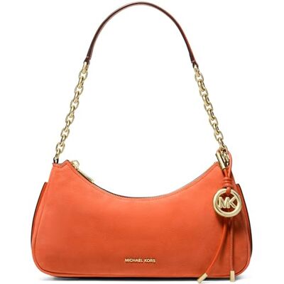 Michael Kors NOLITA Medium pebbled leather clutch bag with chain Michael Kors NOLITA Medium pebbled leather clutch bag with chain