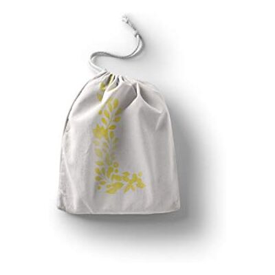 Bonamaison Printed Cotton Produce Bag with Drawstring, Reusable Grocery Bag, Biodegradable Eco-Friendly Bags, Travel Pouch, Sachet Bags, Shopping Bag, Eco Friendly, Foldable, Size: 30x40 Cm Bonamaison Printed Cotton Produce Bag with Drawstring, Reusable Grocery Bag, Biodegradable Eco-Friendly Bags, Travel Pouch, Sachet Bags, Shopping Bag, Eco Friendly, Foldable, Size: 30x40 Cm