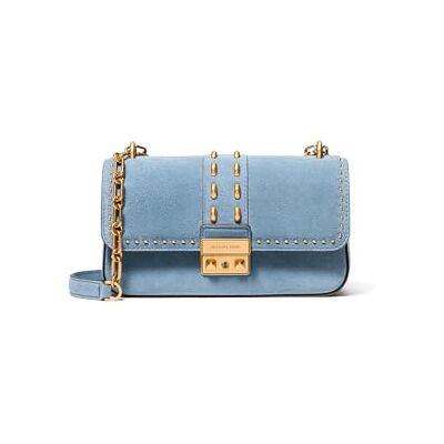 Michael Kors Tribeca Small Suede Crossbody Bag with Studs Michael Kors Tribeca Small Suede Crossbody Bag with Studs