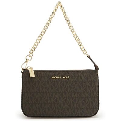 Michael Kors Women's Md Chain Pouchette Hand Bag, One Size Michael Kors Women's Md Chain Pouchette Hand Bag, One Size