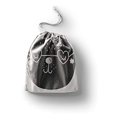Bonamaison Printed Cotton Produce Bag with Drawstring, Reusable Grocery Bag, Biodegradable Eco-Friendly Bags, Travel Pouch, Sachet Bags, Shopping Bag, Eco Friendly, Foldable, Size: 40x50 Cm Bonamaison Printed Cotton Produce Bag with Drawstring, Reusable Grocery Bag, Biodegradable Eco-Friendly Bags, Travel Pouch, Sachet Bags, Shopping Bag, Eco Friendly, Foldable, Size: 40x50 Cm