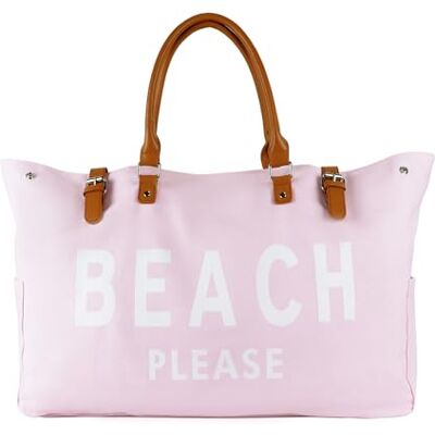 Lamyba Beach Tote Bag for Women, Beach Please Bag Extra Large, Pink Lamyba Beach Tote Bag for Women, Beach Please Bag Extra Large, Pink