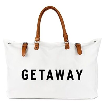 Lamyba Beach Tote Bag for Women Waterproof Sandproof, White, XL Lamyba Beach Tote Bag for Women Waterproof Sandproof, White, XL