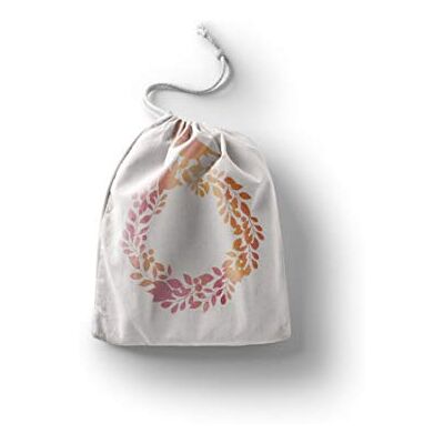 Bonamaison Printed Cotton Produce Bag with Drawstring, Reusable Grocery Bag, Biodegradable Eco-Friendly Bags, Travel Pouch, Sachet Bags, Shopping Bag, Eco Friendly, Foldable, Size: 30x40 Cm Bonamaison Printed Cotton Produce Bag with Drawstring, Reusable Grocery Bag, Biodegradable Eco-Friendly Bags, Travel Pouch, Sachet Bags, Shopping Bag, Eco Friendly, Foldable, Size: 30x40 Cm