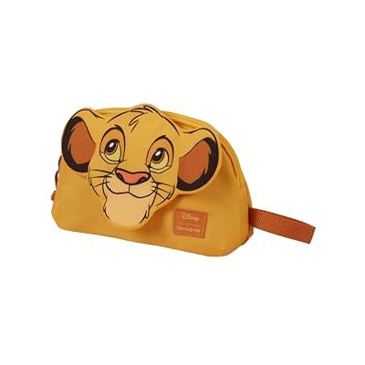 Samsonite Sammies Disney Simba Toiletry Bag for Kids, Wash Bag with Zip, Water-Repellent Lining, 23 cm Samsonite Sammies Disney Simba Toiletry Bag for Kids, Wash Bag with Zip, Water-Repellent Lining, 23 cm