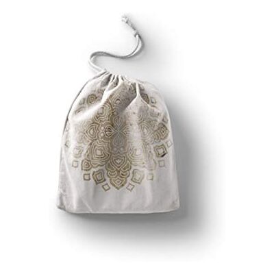 Bonamaison Printed Cotton Produce Bag with Drawstring, Reusable Grocery Bag, Biodegradable Eco-Friendly Bags, Travel Pouch, Sachet Bags, Shopping Bag, Eco Friendly, Foldable, Size: 20x30 Cm Bonamaison Printed Cotton Produce Bag with Drawstring, Reusable Grocery Bag, Biodegradable Eco-Friendly Bags, Travel Pouch, Sachet Bags, Shopping Bag, Eco Friendly, Foldable, Size: 20x30 Cm