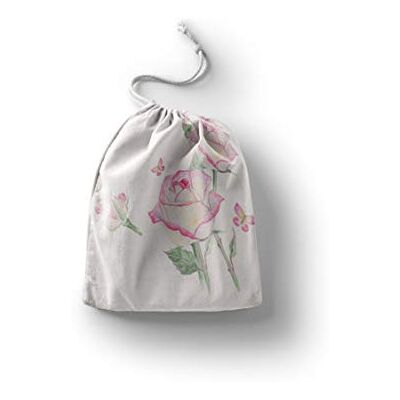 Bonamaison Printed Cotton Produce Bag with Drawstring, Reusable Grocery Bag, Biodegradable Eco-Friendly Bags, Travel Pouch, Sachet Bags, Shopping Bag, Eco Friendly, Foldable, Size: 40x50 Cm Bonamaison Printed Cotton Produce Bag with Drawstring, Reusable Grocery Bag, Biodegradable Eco-Friendly Bags, Travel Pouch, Sachet Bags, Shopping Bag, Eco Friendly, Foldable, Size: 40x50 Cm