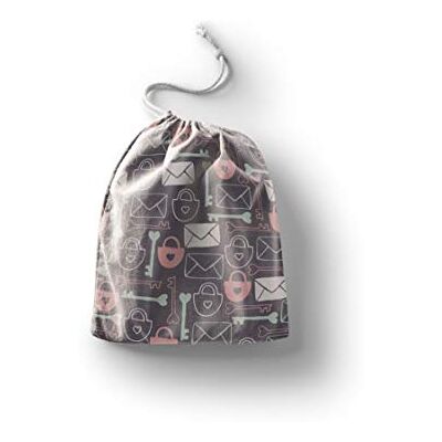 Bonamaison Printed Cotton Produce Bag with Drawstring, Reusable Grocery Bag, Biodegradable Eco-Friendly Bags, Travel Pouch, Sachet Bags, Shopping Bag, Eco Friendly, Foldable, Size: 30x40 Cm Bonamaison Printed Cotton Produce Bag with Drawstring, Reusable Grocery Bag, Biodegradable Eco-Friendly Bags, Travel Pouch, Sachet Bags, Shopping Bag, Eco Friendly, Foldable, Size: 30x40 Cm