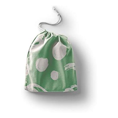 Bonamaison Printed Cotton Produce Bag with Drawstring, Reusable Grocery Bag, Biodegradable Eco-Friendly Bags, Travel Pouch, Sachet Bags, Shopping Bag, Eco Friendly, Foldable, Size: 40x50 Cm Bonamaison Printed Cotton Produce Bag with Drawstring, Reusable Grocery Bag, Biodegradable Eco-Friendly Bags, Travel Pouch, Sachet Bags, Shopping Bag, Eco Friendly, Foldable, Size: 40x50 Cm