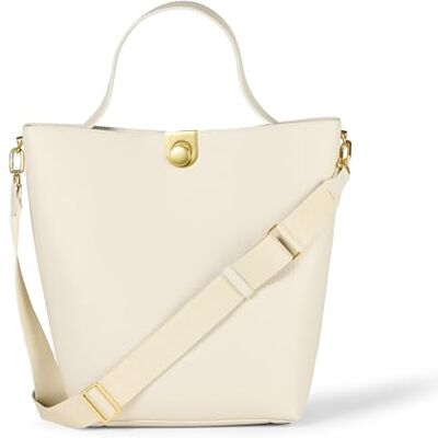 Amazon Essentials Women's Oversized Bucket Bag, Taupe, One Size Amazon Essentials Women's Oversized Bucket Bag, Taupe, One Size