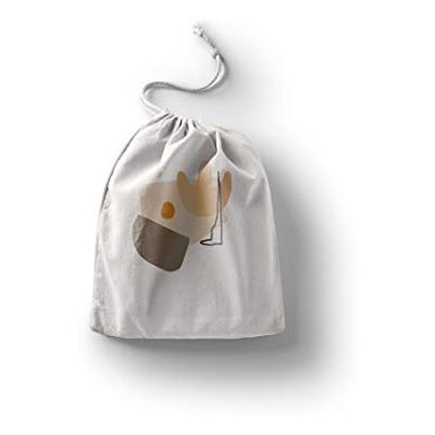 Bonamaison Printed Cotton Produce Bag with Drawstring, Reusable Grocery Bag, Biodegradable Eco-Friendly Bags, Travel Pouch, Sachet Bags, Shopping Bag, Eco Friendly, Foldable, Size: 30x40 Cm Bonamaison Printed Cotton Produce Bag with Drawstring, Reusable Grocery Bag, Biodegradable Eco-Friendly Bags, Travel Pouch, Sachet Bags, Shopping Bag, Eco Friendly, Foldable, Size: 30x40 Cm
