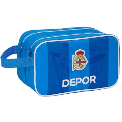 safta Real Deportivo de la Coruña – Large Children's School Bag, Children's Toiletry Bag, Adaptable to a Cart, Ideal for Children from 5 to 14 Years, Versatile, Quality and Resistance, 26 x 12.5 x 15 safta Real Deportivo de la Coruña – Large Children's School Bag, Children's Toiletry Bag, Adaptable to a Cart, Ideal for Children from 5 to 14 Years, Versatile, Quality and Resistance, 26 x 12.5 x 15