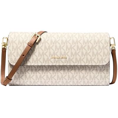 Michael Kors JET SET Small Hammered Leather Smartphone Crossbody Bag Michael Kors JET SET Small Hammered Leather Smartphone Crossbody Bag
