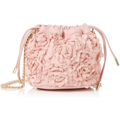 NAEMI Women's Bucket Shoulder Bag, Pink, One Size NAEMI Women's Bucket Shoulder Bag, Pink, One Size