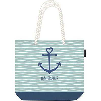 Grafik Werkstatt Unisex Graphics Workshop Beach Bag 100% Cotton in Mind Barefoot at the Beach Beach bag (pack of 1) Grafik Werkstatt Unisex Graphics Workshop Beach Bag 100% Cotton in Mind Barefoot at the Beach Beach bag (pack of 1)