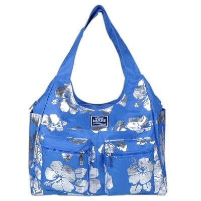 Aqua di Mare IBISCUS Metal Round Beach Bag 100% PL Aqua di Mare IBISCUS Metal Round Beach Bag 100% PL