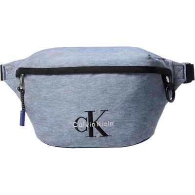 Calvin Klein Men's Bum Bag Bold Heather with Zip, Grey (Gray Heather), One Size Calvin Klein Men's Bum Bag Bold Heather with Zip, Grey (Gray Heather), One Size