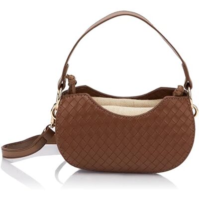 FENIA Women's Pouch Bag, Brown, One Size FENIA Women's Pouch Bag, Brown, One Size