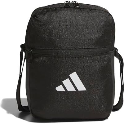 adidas Unisex Essentials Organizer Waist Pack, Black/White, One size adidas Unisex Essentials Organizer Waist Pack, Black/White, One size