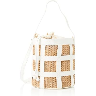 ALARY Women's Pouch Bag Handbag with Shoulder Strap, White, One Size ALARY Women's Pouch Bag Handbag with Shoulder Strap, White, One Size