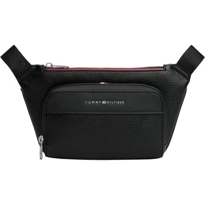 Tommy Hilfiger Men Th Central Bumbag AM0AM14755 Waistbag, BLACK (Black), One Size Tommy Hilfiger Men Th Central Bumbag AM0AM14755 Waistbag, BLACK (Black), One Size