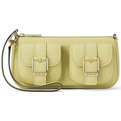Michael Kors ZOE Small Hammered Leather Clutch Michael Kors ZOE Small Hammered Leather Clutch