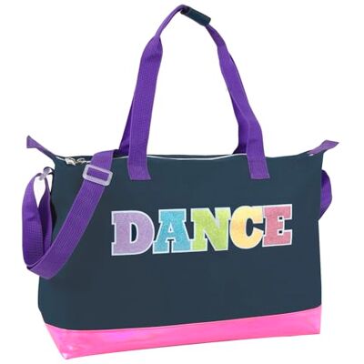 MADISON & DAKOTA Garment Dance Shoulder Bags for Girls, Teen Dancers, Costumes, Boys Holographic Glitter Dance Bag for Kids, Dance Rainbow, Every Day MADISON & DAKOTA Garment Dance Shoulder Bags for Girls, Teen Dancers, Costumes, Boys Holographic Glitter Dance Bag for Kids, Dance Rainbow, Every Day
