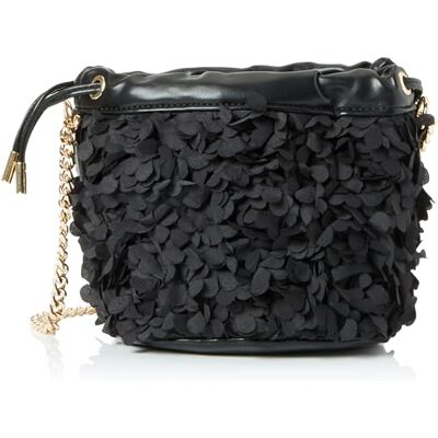 caspio Women Bucket Shoulder Bag, Black, One Size caspio Women Bucket Shoulder Bag, Black, One Size