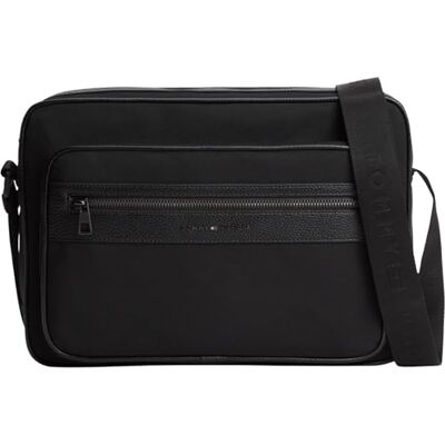 Tommy Hilfiger Men Th Repreve Messenger AM0AM14446 Other Handbags, BLACK, One Size Tommy Hilfiger Men Th Repreve Messenger AM0AM14446 Other Handbags, BLACK, One Size
