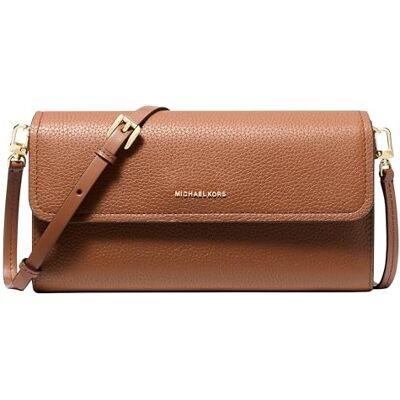 Michael Kors JET SET Small Hammered Leather Smartphone Crossbody Bag Michael Kors JET SET Small Hammered Leather Smartphone Crossbody Bag
