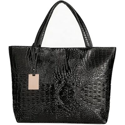 Valentoria Prime Amazon Day Deals Sale Offers 2019-Womens Tote Bag Crocodile Leather Large Fashion Handbag Cross Body Shoulder Bag Purse Shopping Bag Lady Saddle Bags for Women Valentoria Prime Amazon Day Deals Sale Offers 2019-Womens Tote Bag Crocodile Leather Large Fashion Handbag Cross Body Shoulder Bag Purse Shopping Bag Lady Saddle Bags for Women
