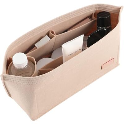 Doxo Purse Organizer Insert Handbag&Tote Felt Bag Fits for Speedy 35 and Neverfull MM(Beige-L) Doxo Purse Organizer Insert Handbag&Tote Felt Bag Fits for Speedy 35 and Neverfull MM(Beige-L)