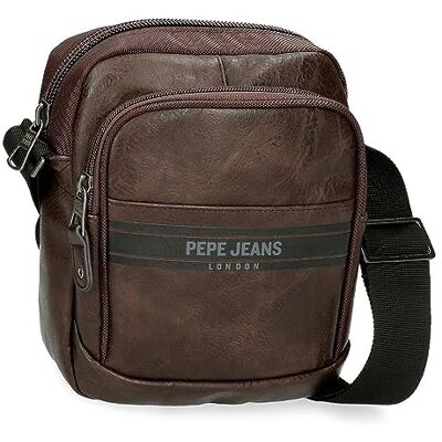 Pepe Jeans Horley Luggage- Men's Messenger Bag, brown, One Size, Two Compartment Shoulder Bag Pepe Jeans Horley Luggage- Men's Messenger Bag, brown, One Size, Two Compartment Shoulder Bag