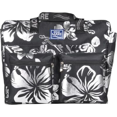 Aqua di Mare IBISCUS Metal Round Beach Bag 100% PL Aqua di Mare IBISCUS Metal Round Beach Bag 100% PL