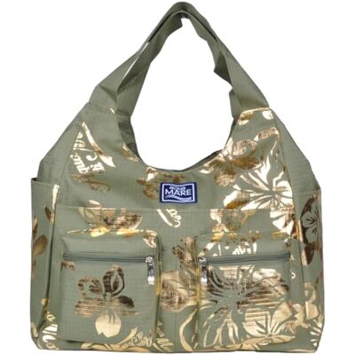 Aqua di Mare IBISCUS Metal Round Beach Bag 100% PL Aqua di Mare IBISCUS Metal Round Beach Bag 100% PL