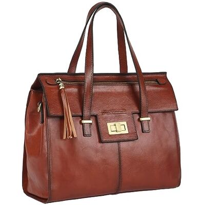 Banuce Vintage Full Grains Italian Leather Handbags for Women Tassel Ladies Tote Satchel Messenger Shoulder Bag Work Purse Banuce Vintage Full Grains Italian Leather Handbags for Women Tassel Ladies Tote Satchel Messenger Shoulder Bag Work Purse