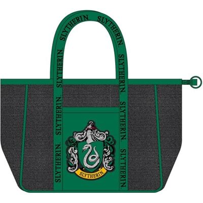 CERDÁ LIFE'S LITTLE MOMENTS Harry Potter Slytherin Premium Polyester Beach Bag, multicoloured, Estándar, Contemporary CERDÁ LIFE'S LITTLE MOMENTS Harry Potter Slytherin Premium Polyester Beach Bag, multicoloured, Estándar, Contemporary