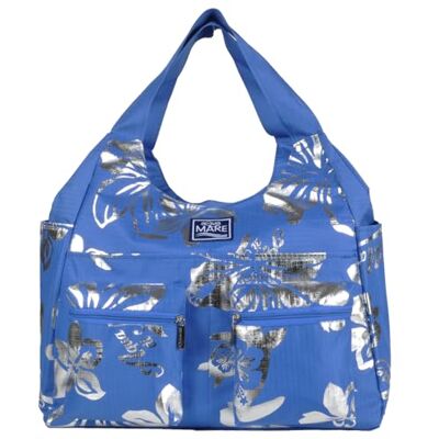 Aqua di Mare IBISCUS Metal Round Beach Bag 100% PL Aqua di Mare IBISCUS Metal Round Beach Bag 100% PL