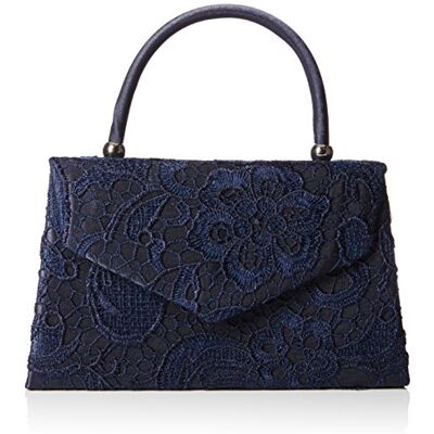 SwankySwans Womens Kendall Lace Smart Elegant Clutch Navy Blue SwankySwans Womens Kendall Lace Smart Elegant Clutch Navy Blue