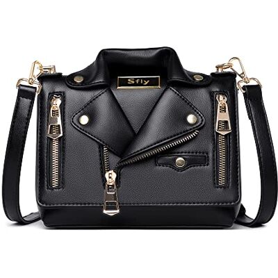 Sfly Women Satchel Chain Strap Shoulder Bag Leather Crossbody Handbags Ladies Evening Clutch Purse Unique Cute Jacket Bag Sfly Women Satchel Chain Strap Shoulder Bag Leather Crossbody Handbags Ladies Evening Clutch Purse Unique Cute Jacket Bag