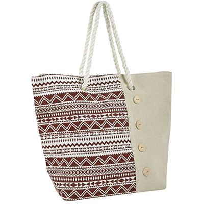 Lazy Beach Bag Women's Tote Beach Bag Shoulder, Red, M Lazy Beach Bag Women's Tote Beach Bag Shoulder, Red, M