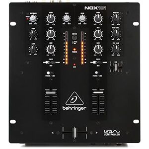 Behringer PRO MIXER NOX101 Premium 2 Channel DJ Mixer with Full VCA-Control and Ultraglide Crossfader,Black