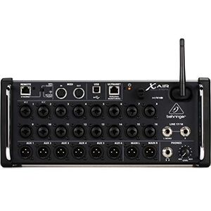 Behringer X AIR X18 18 Channel, 12-Bus Digital Mixer for iPad/Android Tablets with 16 Programmable Midas Preamps, Integrated Wifi Module and Multi Channel USB Audio Interface