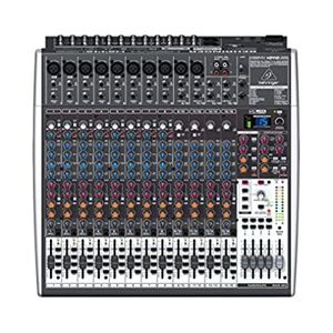 Behringer XENYX X2442USB Premium 24-Input 4/2-Bus Mixer with XENYX Mic Preamps and Compressors, British EQ, 24-Bit Multi-FX Processor and USB/Audio Interface, Compatible with PC and Mac