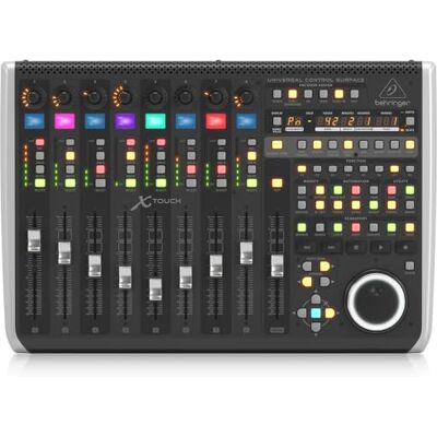 Behringer X-TOUCH Control Surface with Motorized Faders, LCD Scribble Strips, and USB/MIDI/Ethernet Connectivity Behringer X-TOUCH Control Surface with Motorized Faders, LCD Scribble Strips, and USB/MIDI/Ethernet Connectivity