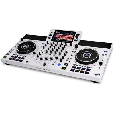 Denon SC LIVE 4 WHITE Standalone DJ Controller with Stems on 4-Decks, Wi-Fi Streaming, Build-in Speakers, Serato DJ and Virtual DJ Compatible Denon SC LIVE 4 WHITE Standalone DJ Controller with Stems on 4-Decks, Wi-Fi Streaming, Build-in Speakers, Serato DJ and Virtual DJ Compatible